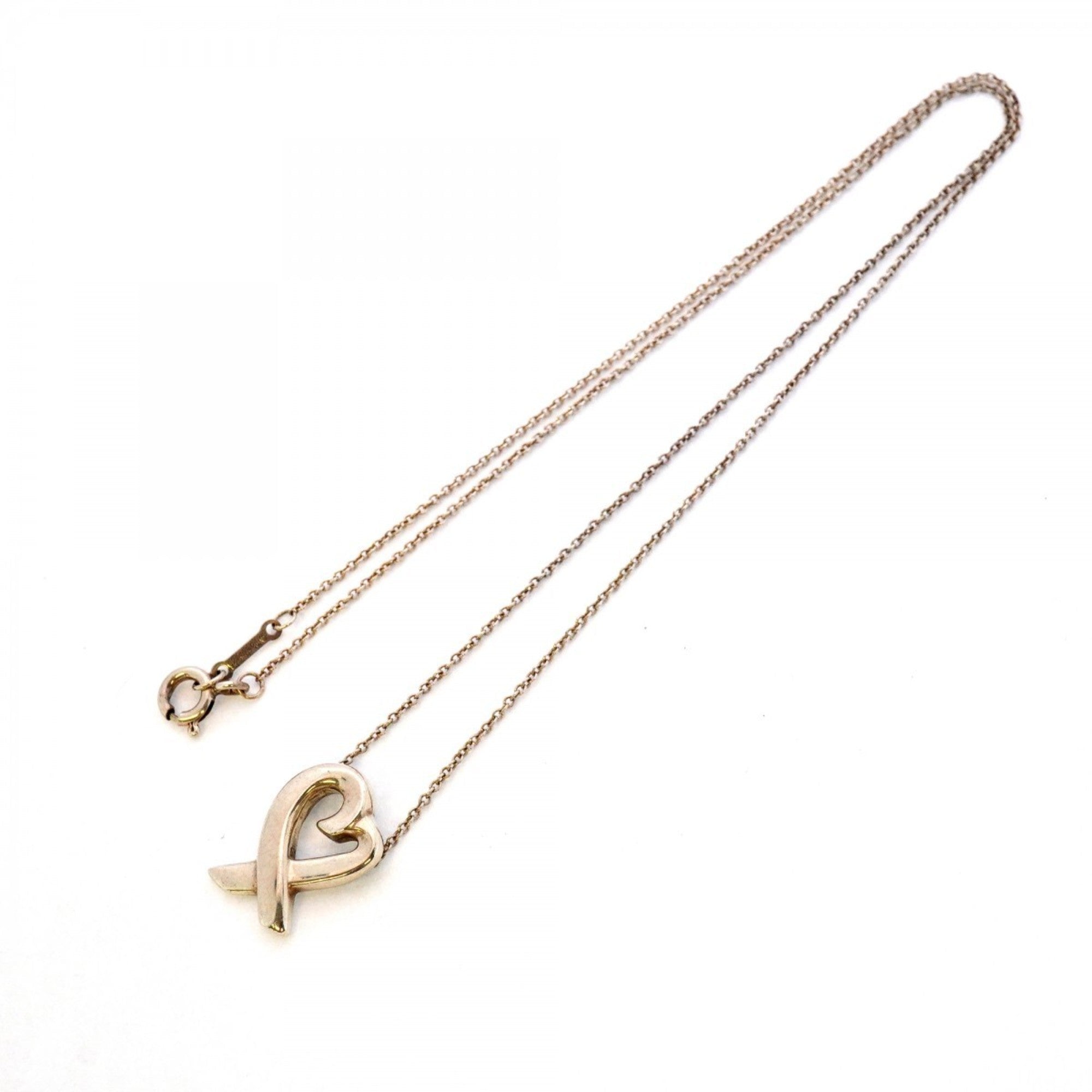Loving Heart Pendant Necklace Sterling Silver