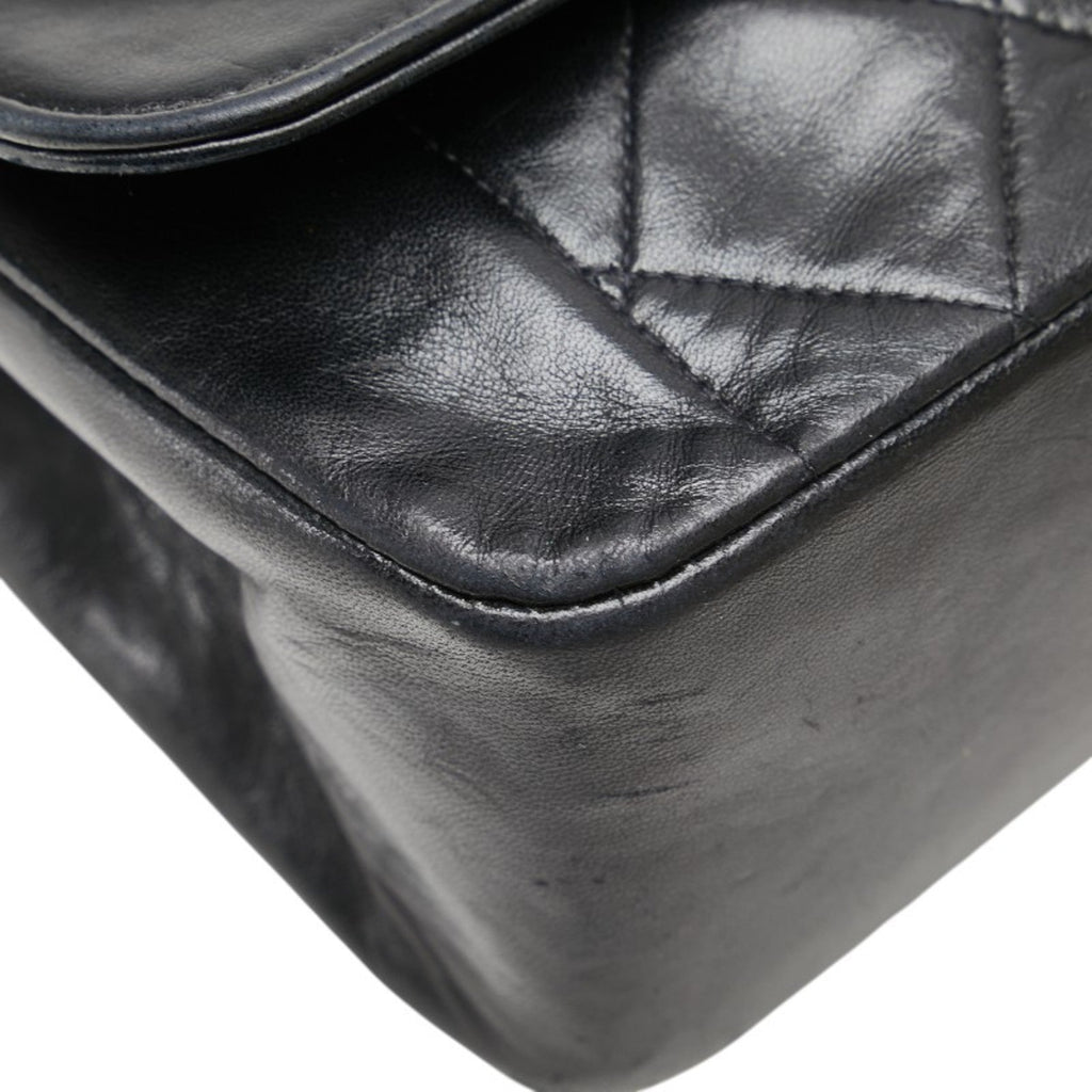 Vintage CC Chain Flap Bag Quilted Lambskin Small