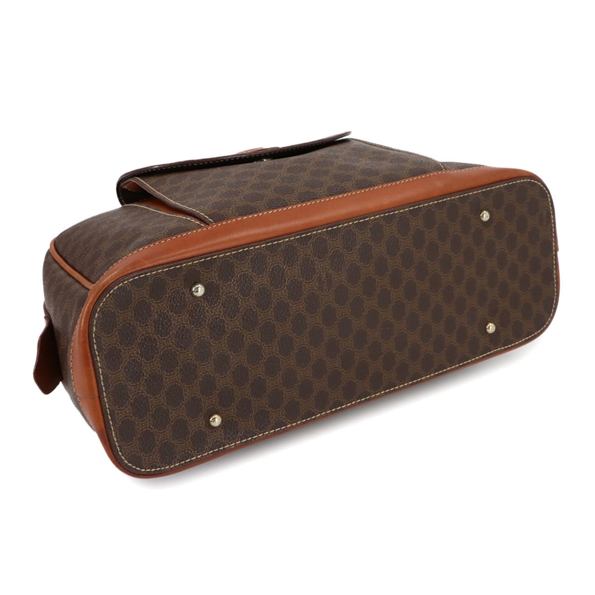 Vintage Duffle Bag Macadam Coated Canvas Large