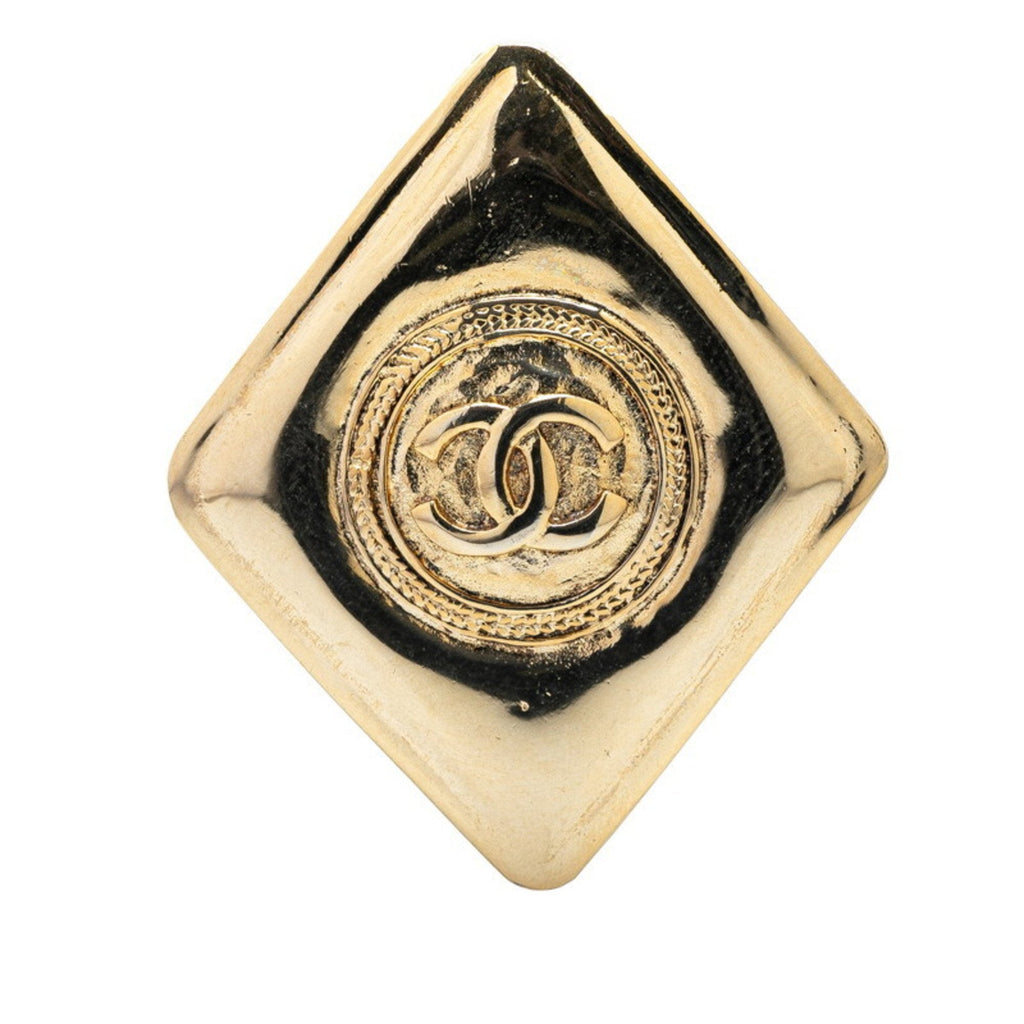 CC Logo Brooch Metal