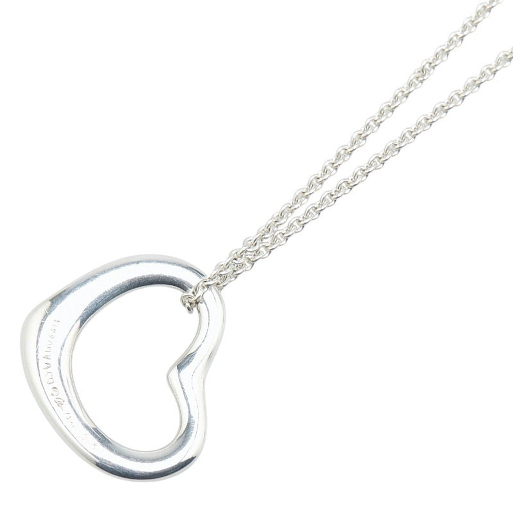 Heart Pendant Necklace Sterling Silver