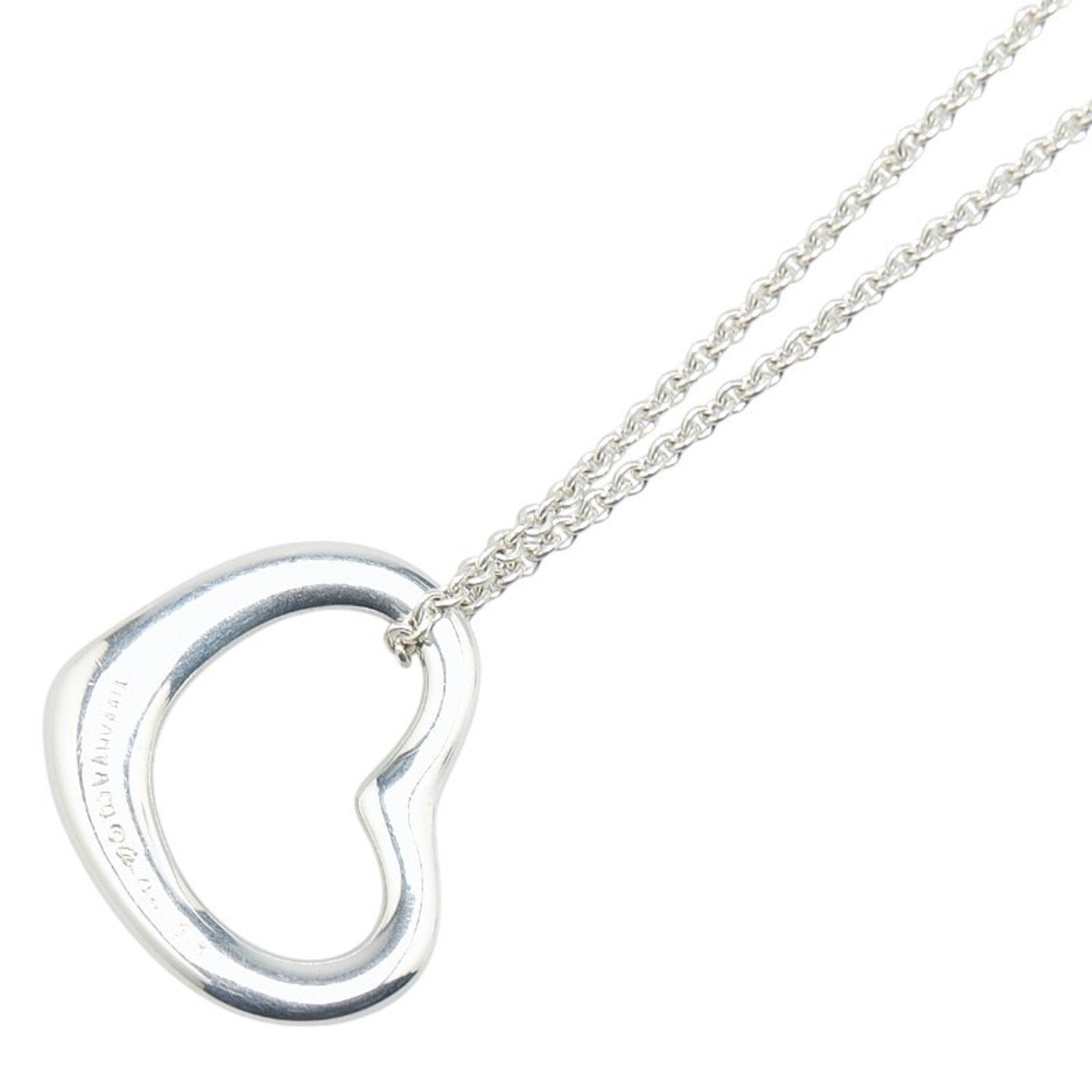 Heart Pendant Necklace Sterling Silver