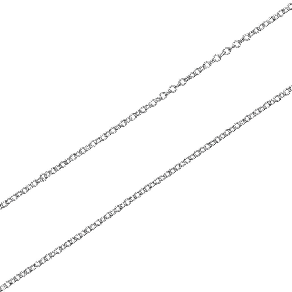 Interlocking Circle Pendant Necklace Metal and Sterling Silver