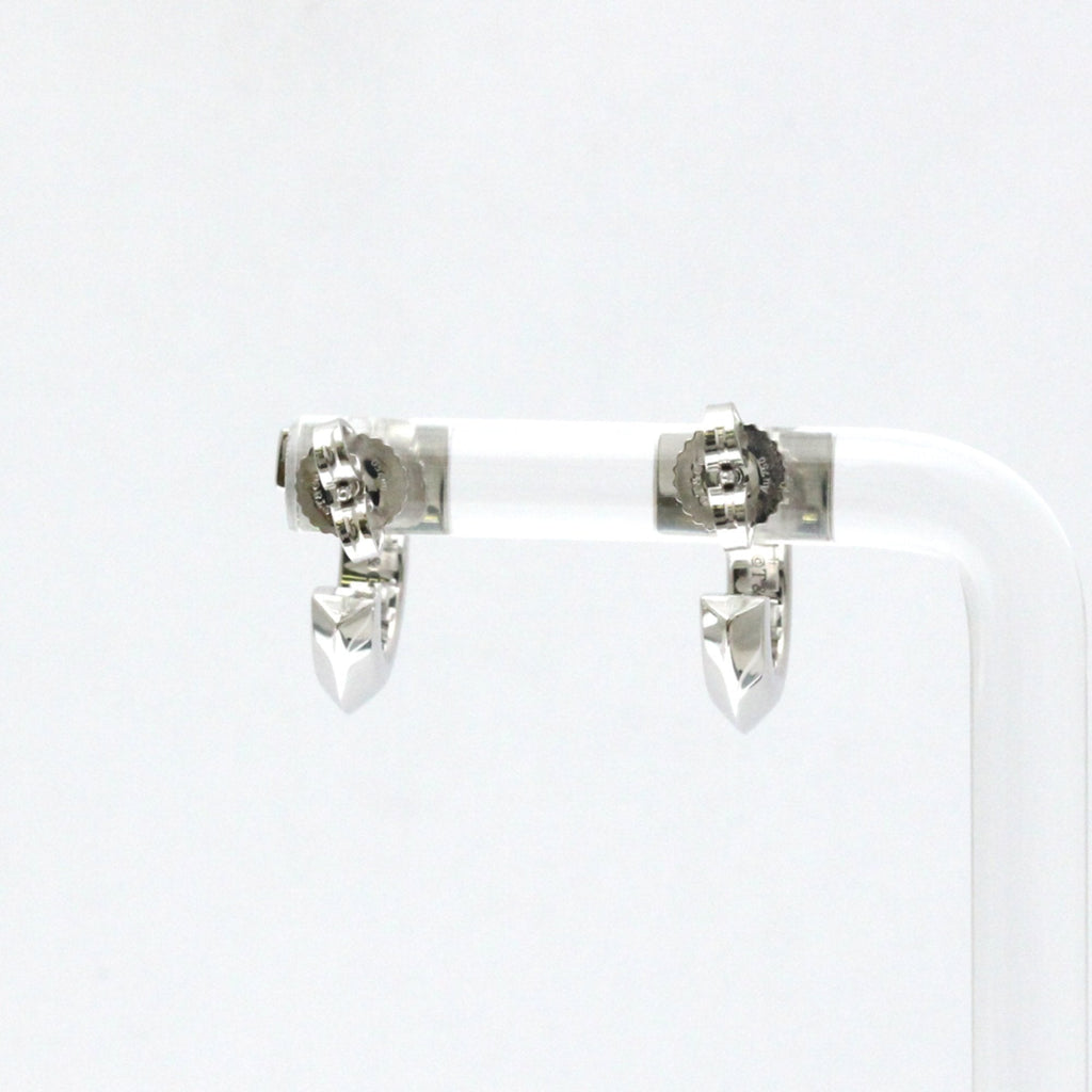 Earrings Hoop 18K White Gold