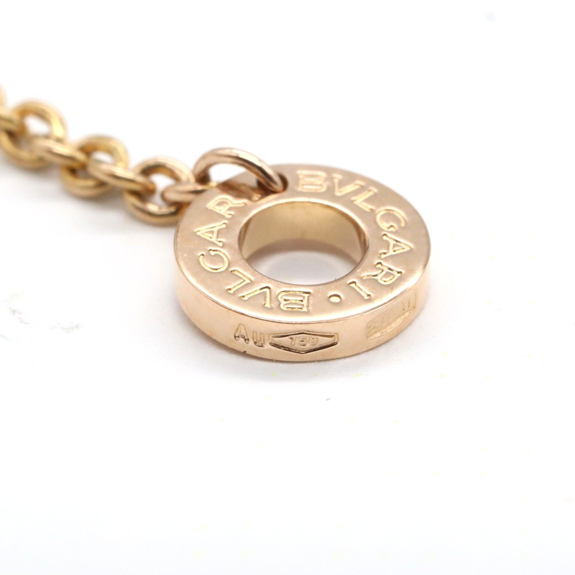 Pendant Necklace 18K Rose Gold and Ceramic