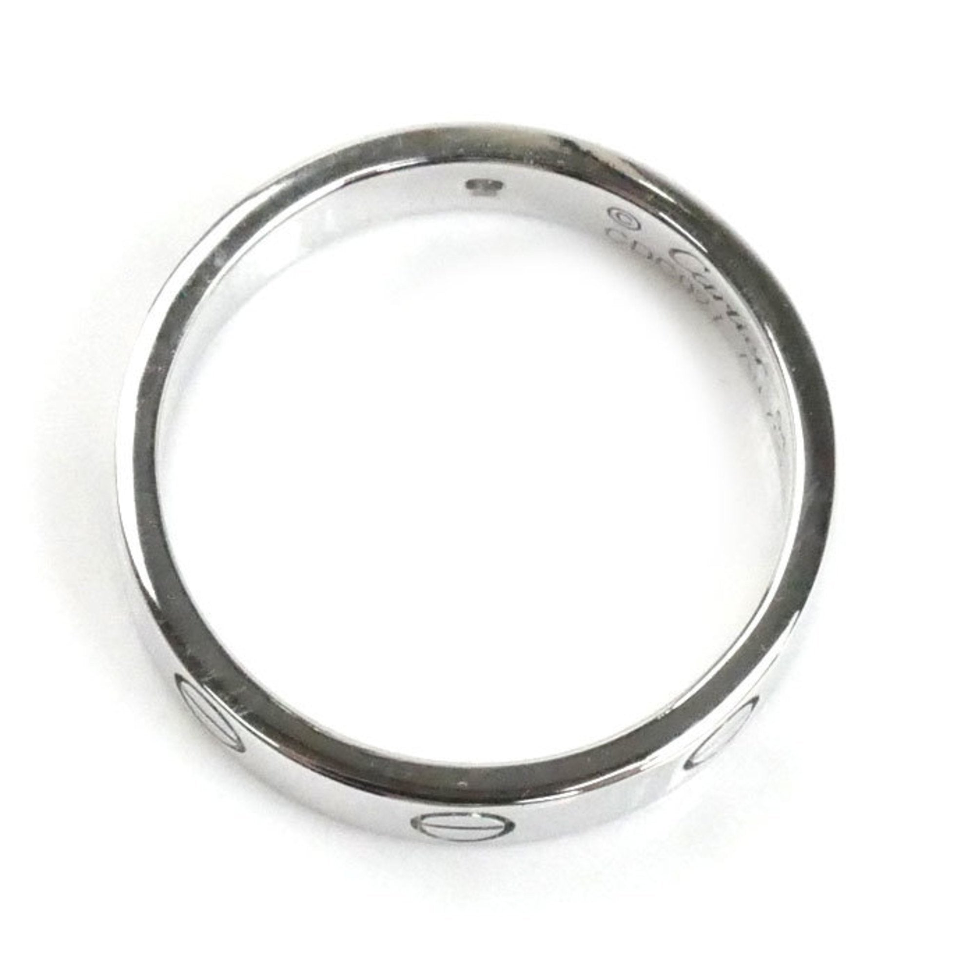 Love Ring 18K White Gold Mini with Diamond