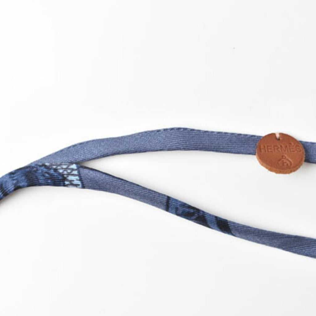 Silk Bangle Blue Multi-color White Bracelet