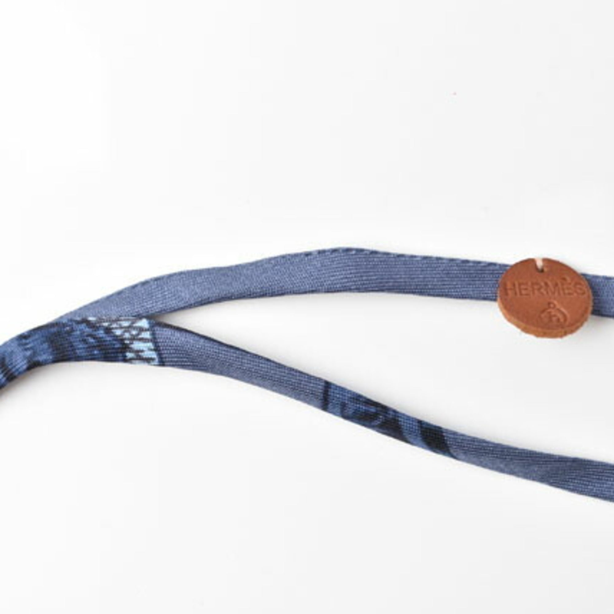 Silk Bangle Blue Multi-color White Bracelet