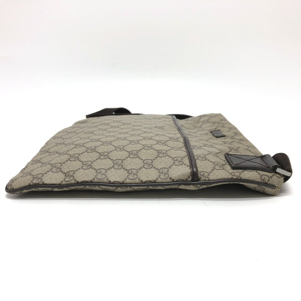 Zip Top Messenger Bag GG Coated Canvas Large