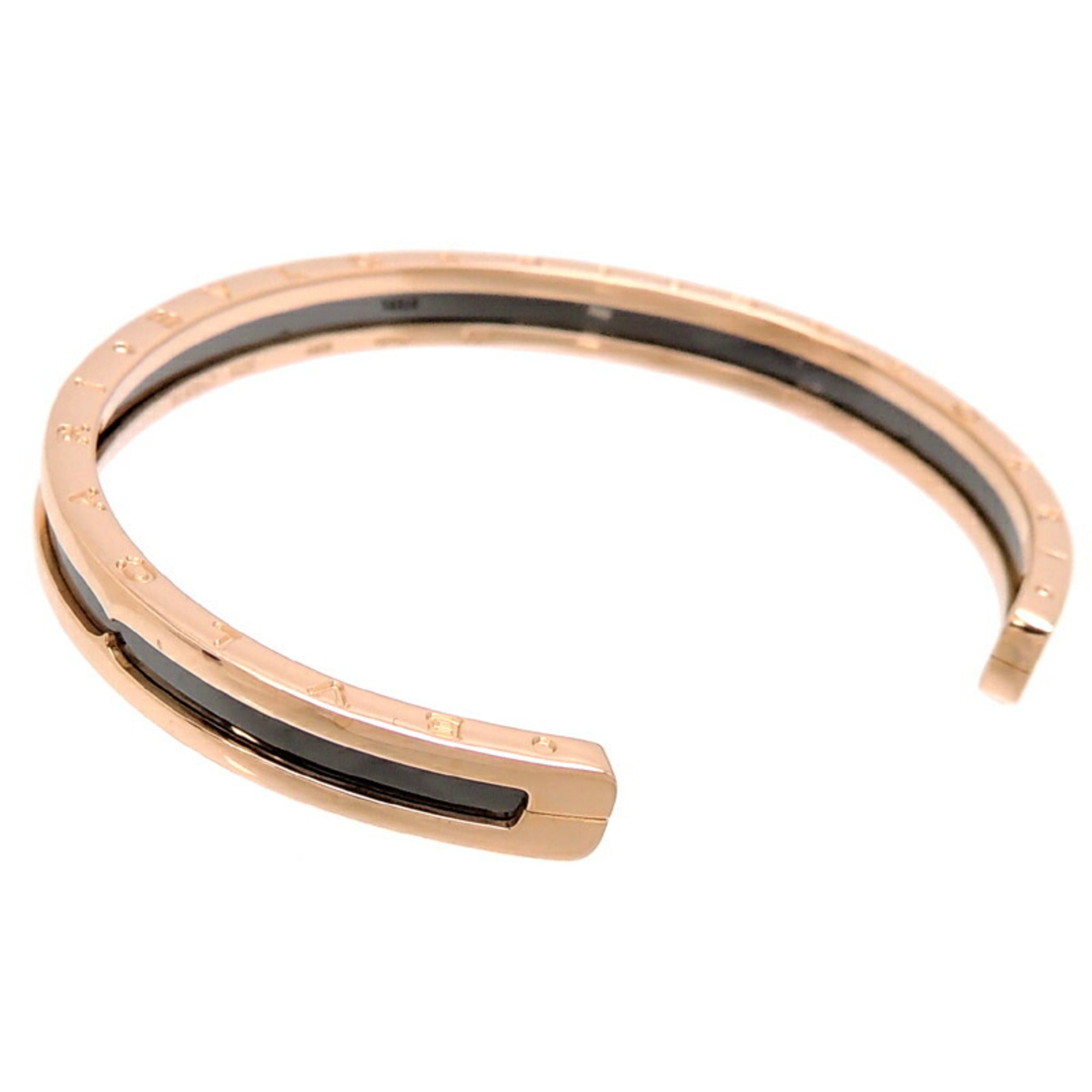 B.Zero1 Bangle Aluminum and 18K Rose Gold Bracelet