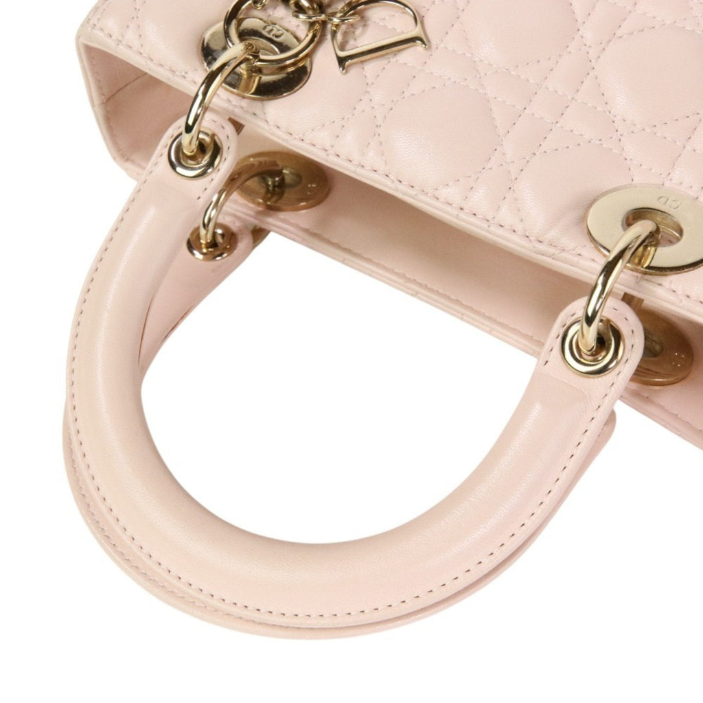Lady Dior Bag Cannage Quilt Lambskin Medium