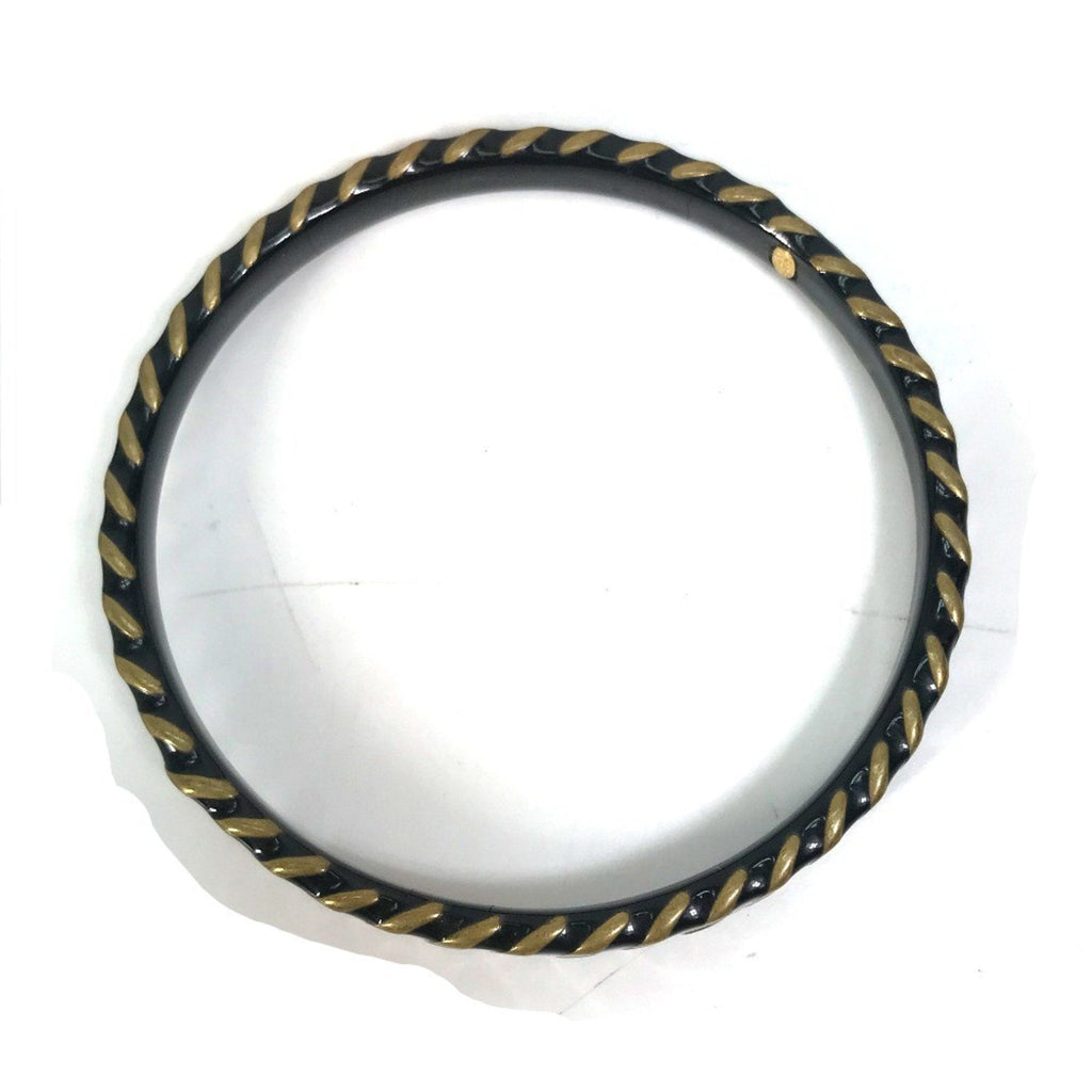 CC Logo Bracelet Gold-Tone Metal