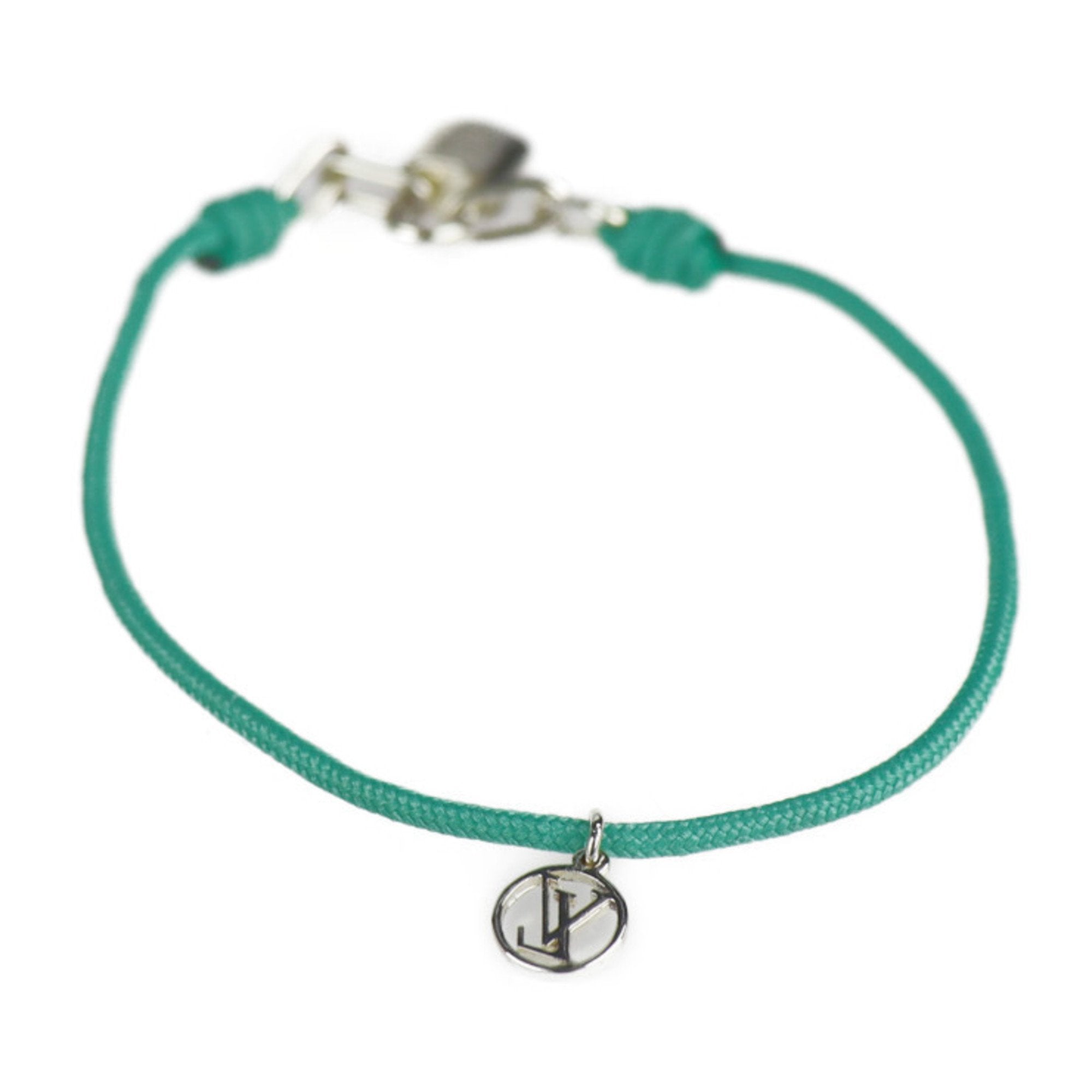 Lockit Bracelet Sterling Silver Green Padlock