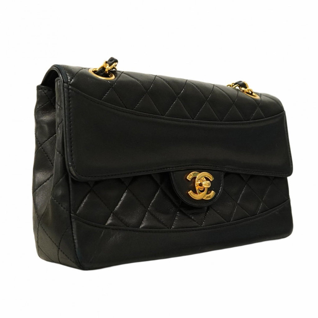 Vintage CC Chain Flap Bag Quilted Lambskin Medium