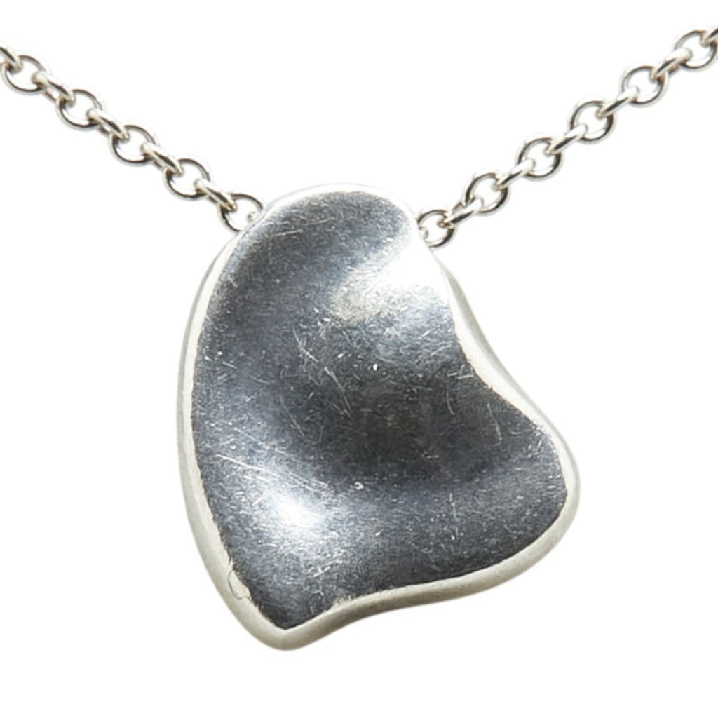 Full Heart Pendant Necklace Sterling Silver
