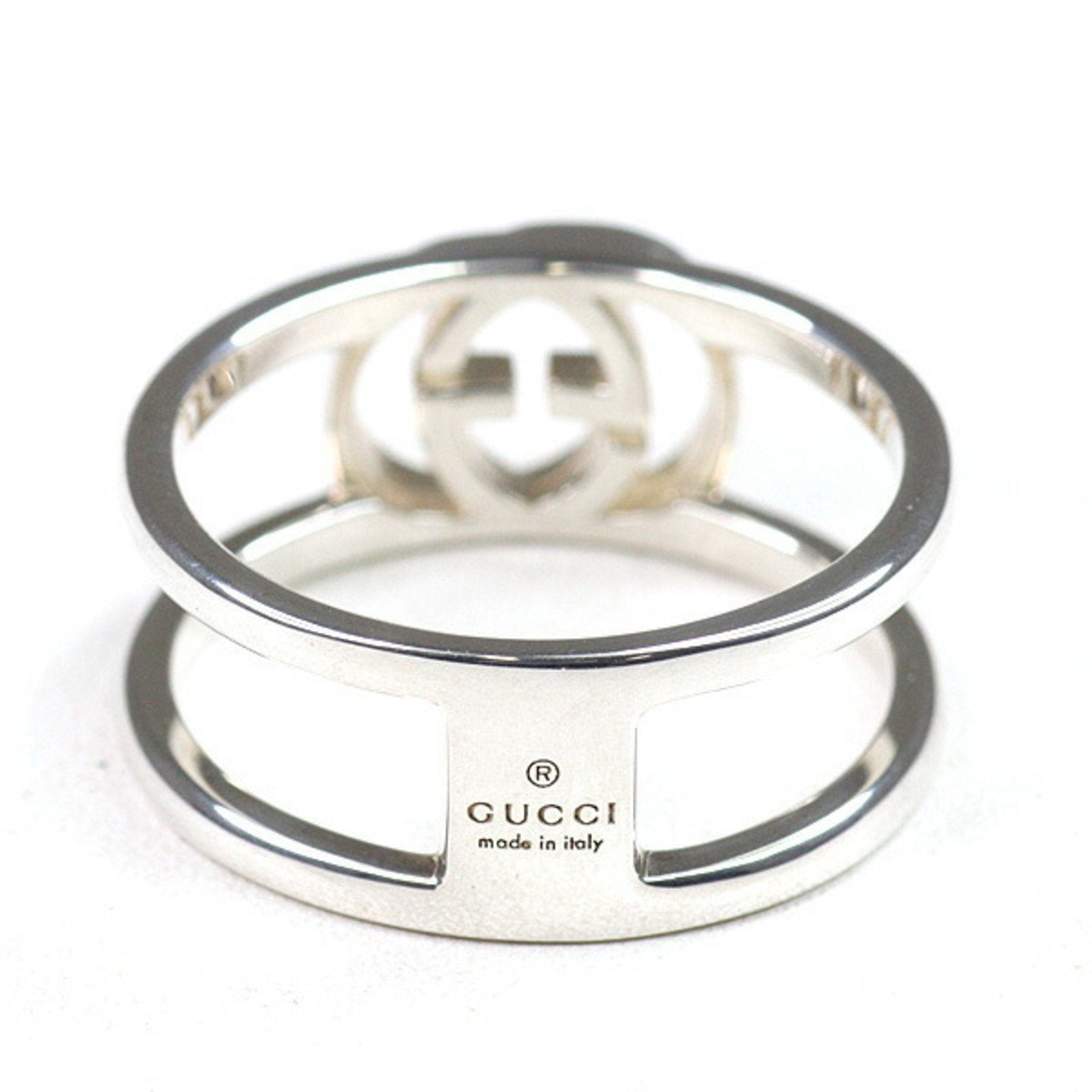 Interlocking Band Ring Sterling Silver