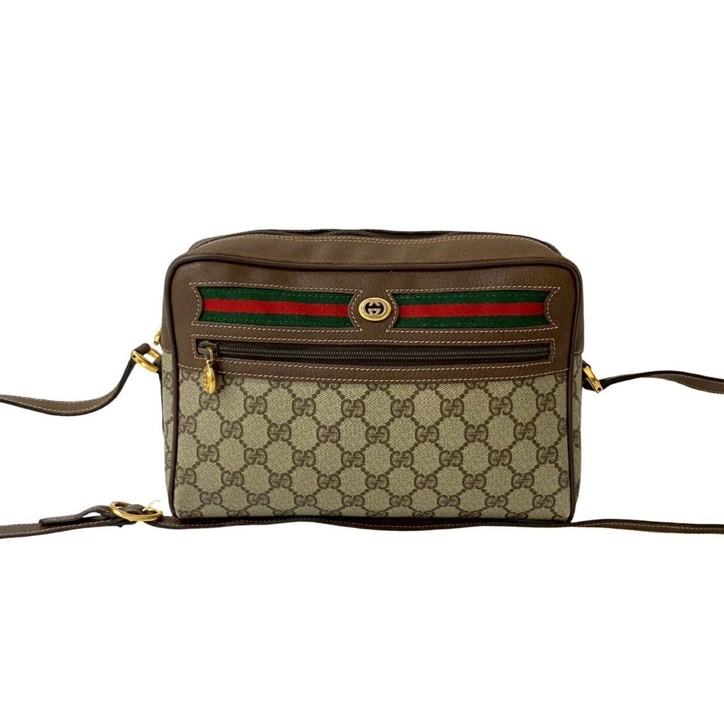 Ophidia Shoulder Bag GG Coated Canvas Small