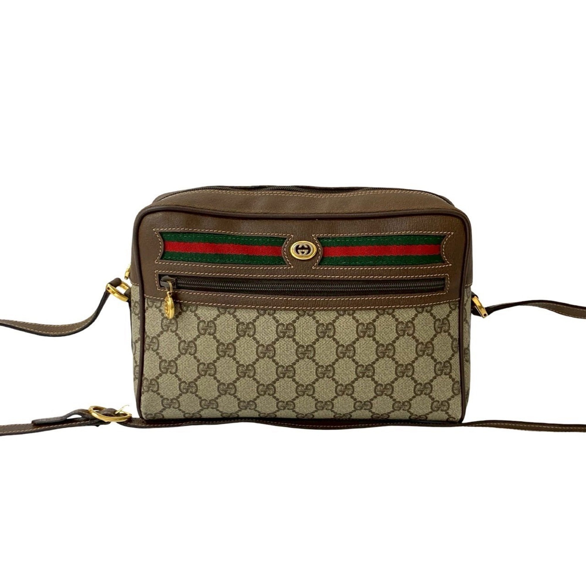 Ophidia Shoulder Bag GG Coated Canvas Small