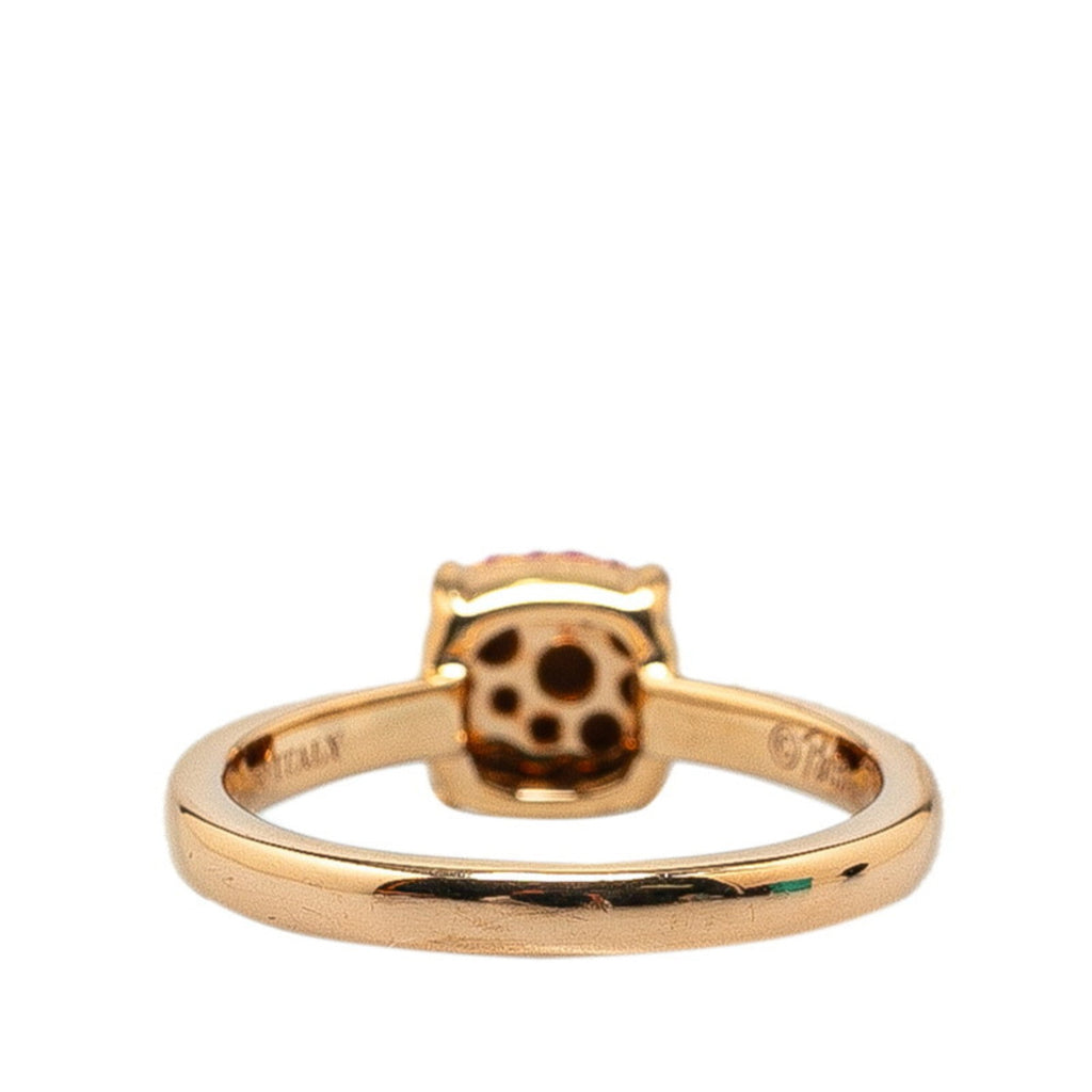 Band Ring 18K Rose Gold with Sapphire