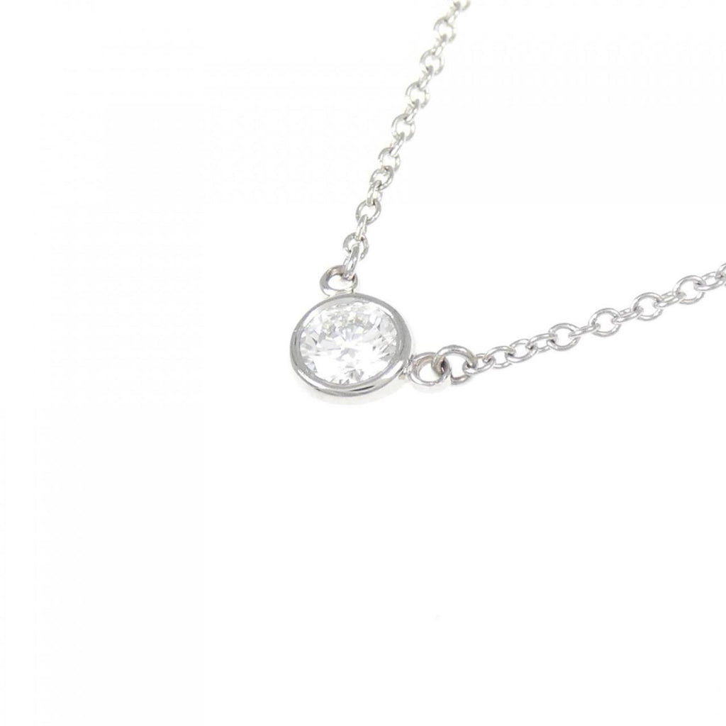 Elsa Peretti Diamonds By The Yard Pendant Necklace Platinum and Diamond 0.20-0.29CT