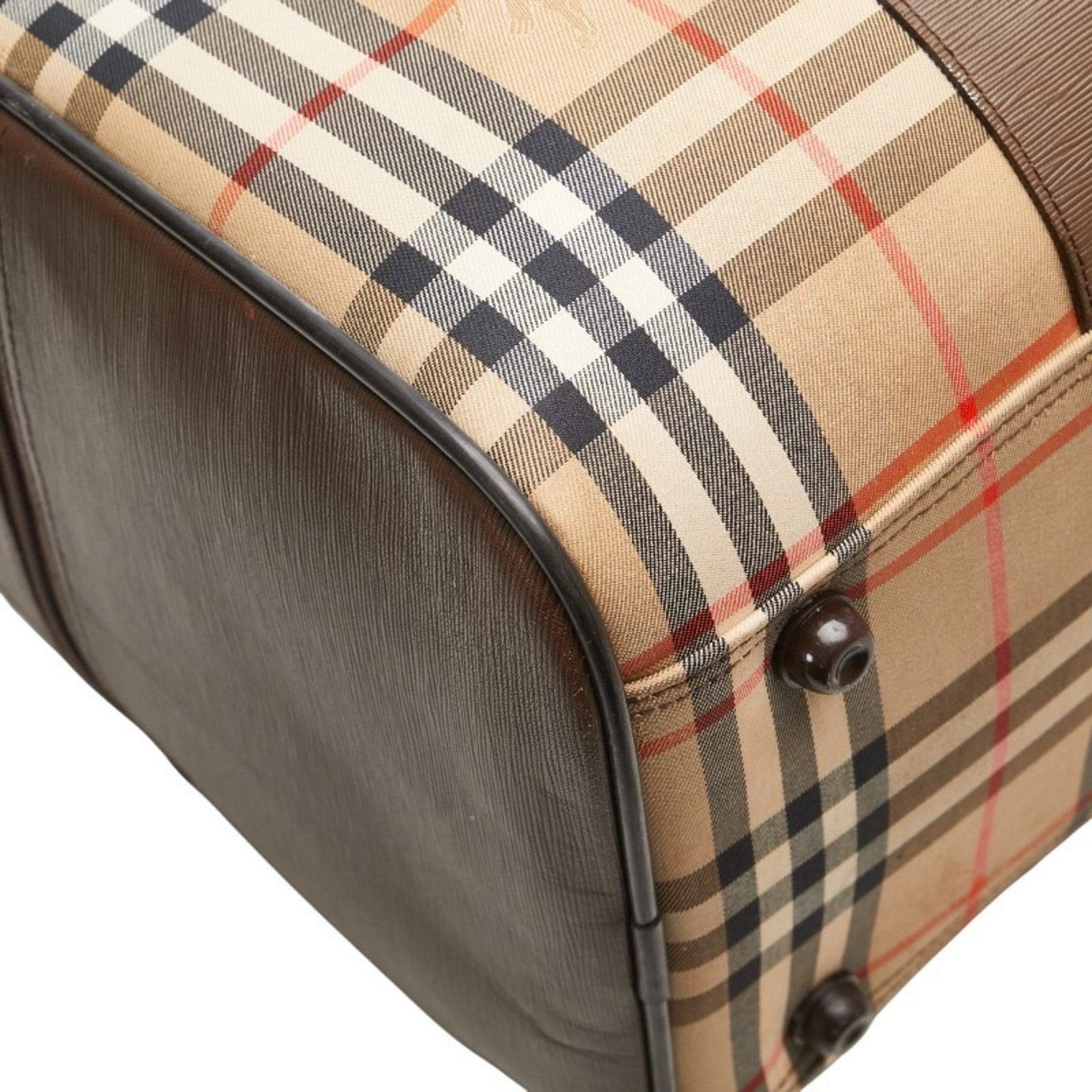 Convertible Weekend Duffle Bag Horseferry Check Canvas Medium