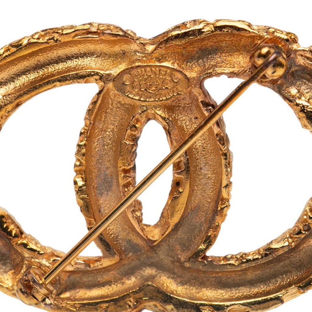 CC Logo Brooch Metal