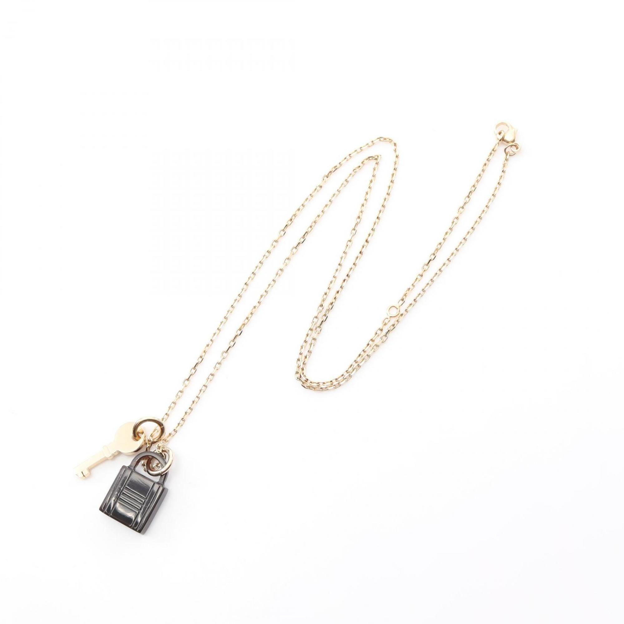 Amulet Padlock Pendant Necklace Gold Mini