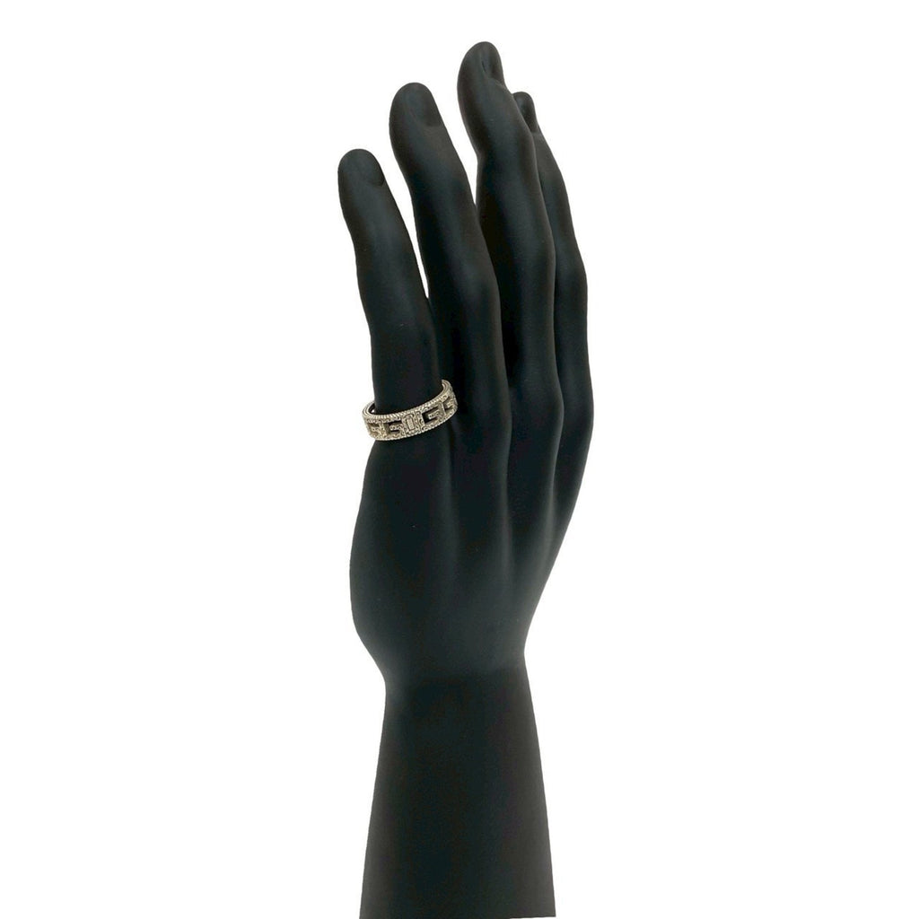 Square G Arabesque Ring Sterling Silver