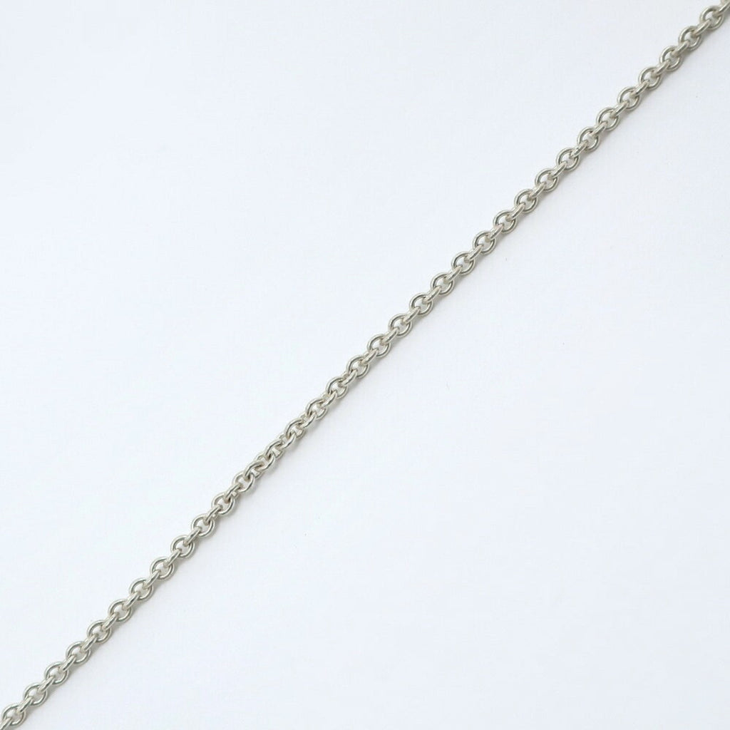 Open Heart Pendant Necklace Sterling Silver 20mm