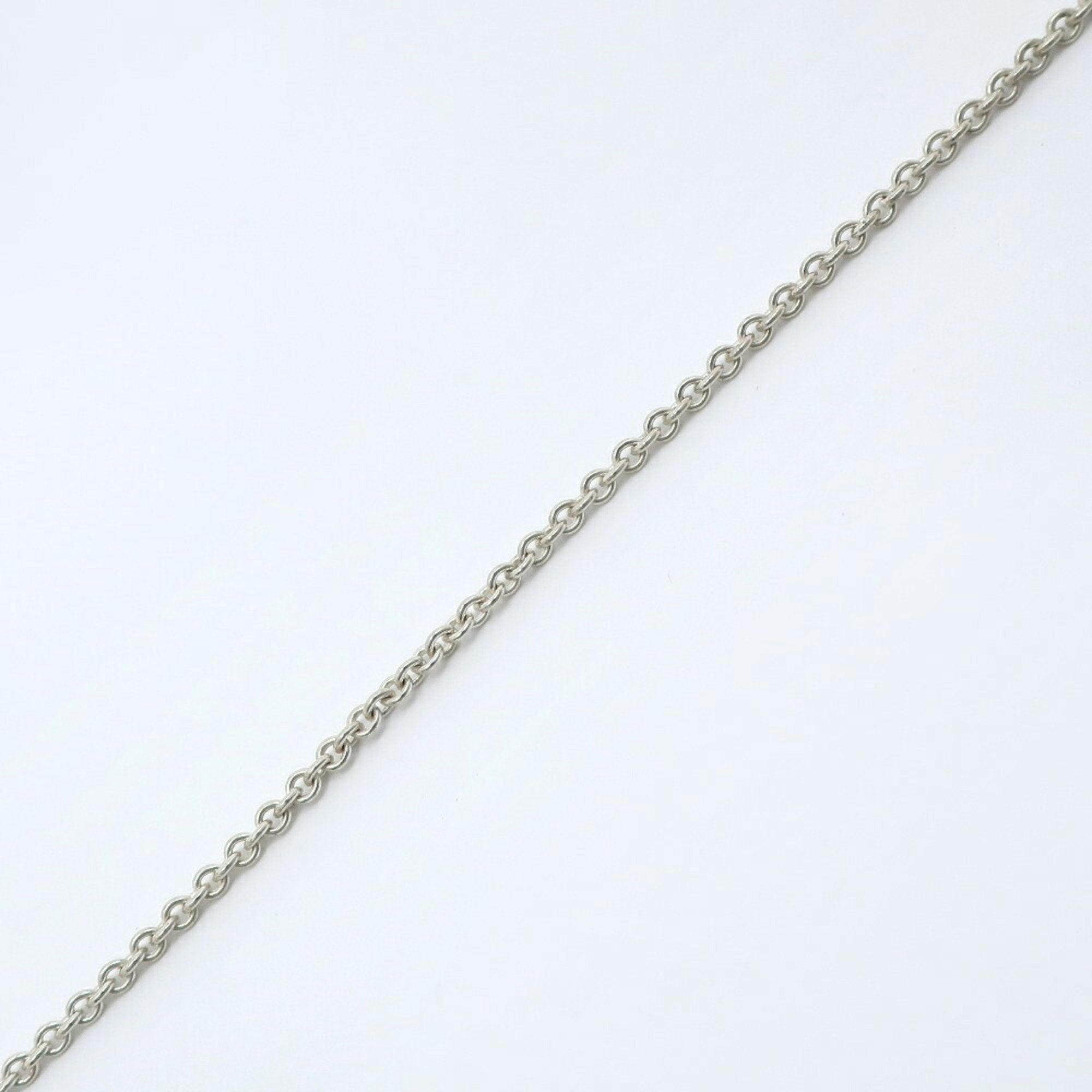 Open Heart Pendant Necklace Sterling Silver 20mm