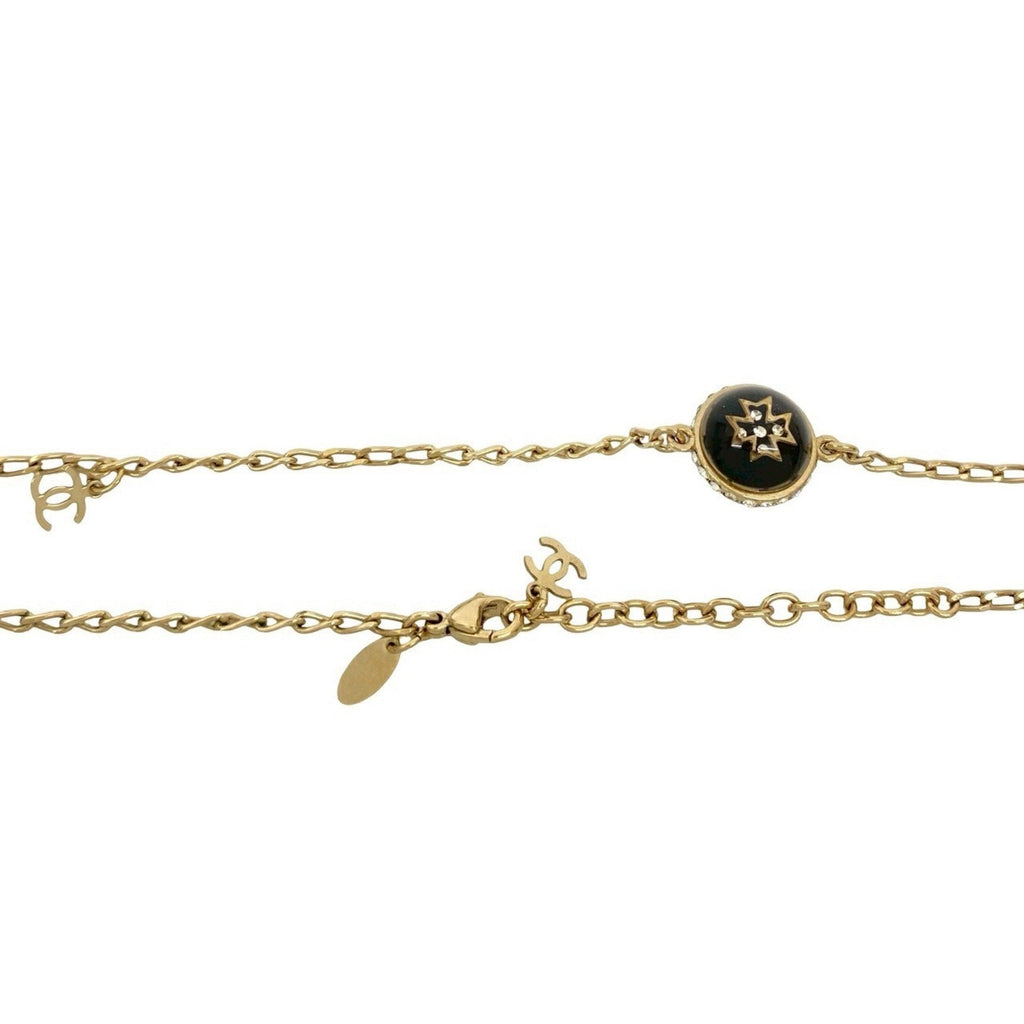 CC Logo Pendant Necklace Metal