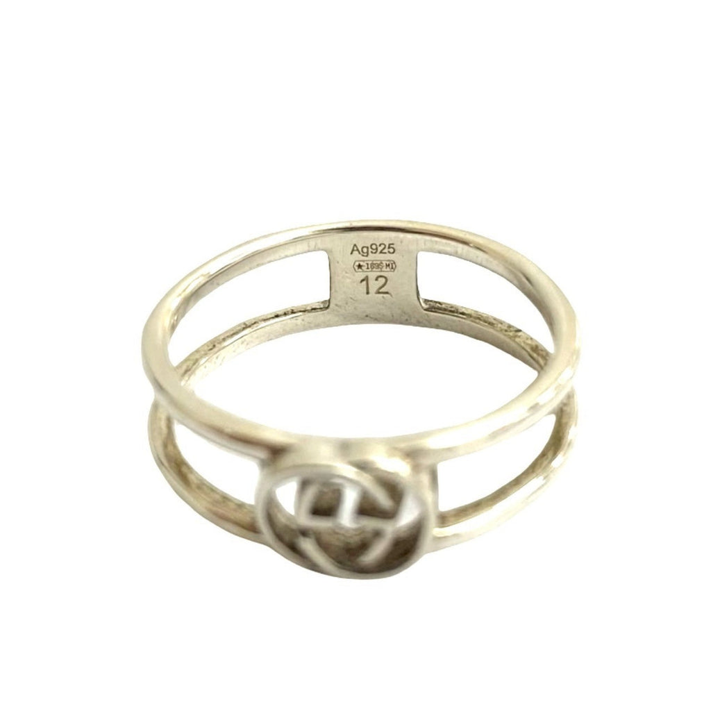 Interlocking G Ring Sterling Silver