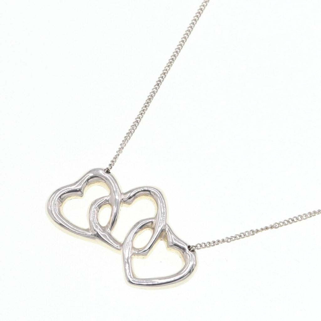 Triple Heart Pendant Necklace Sterling Silver