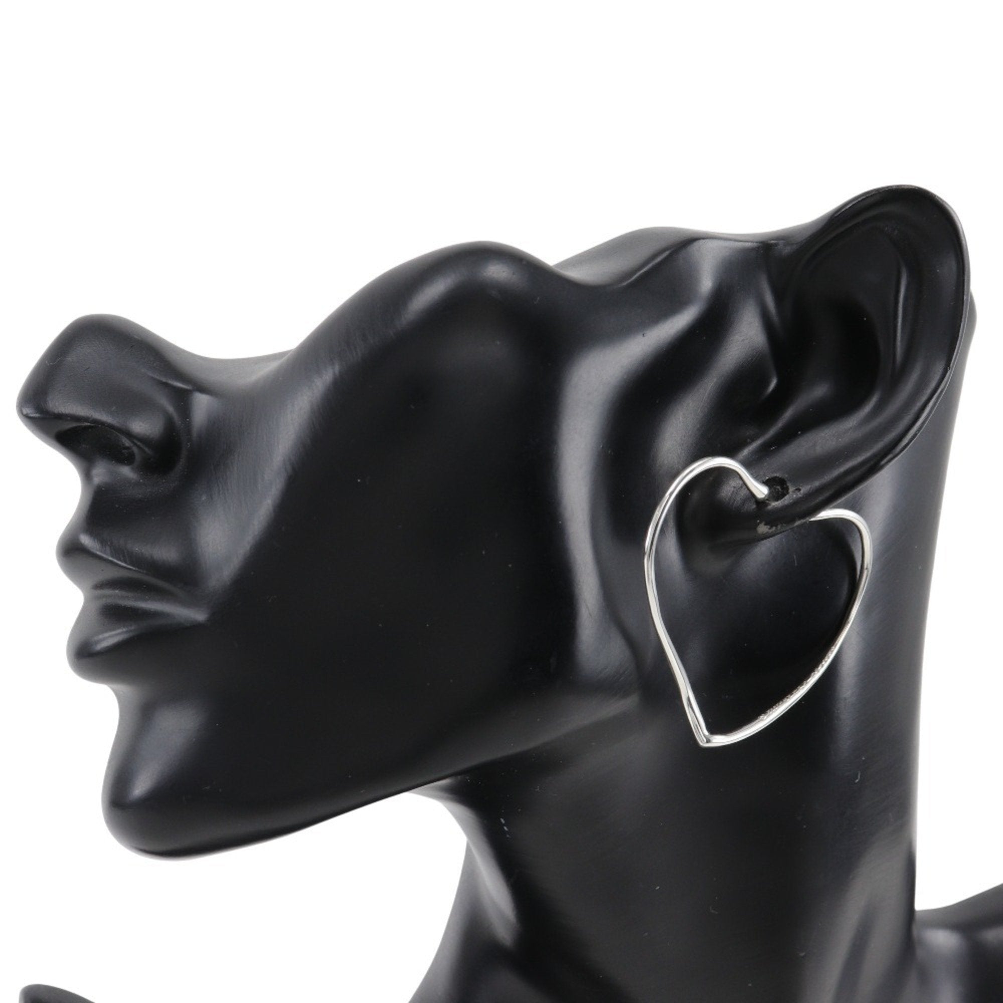 Elsa Peretti Earrings Sterling Silver 37mm Sterling Silver
