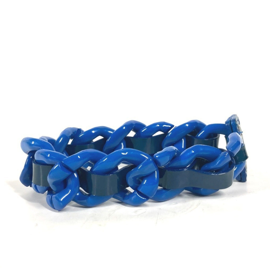 Pendant Necklace Plastic Blue