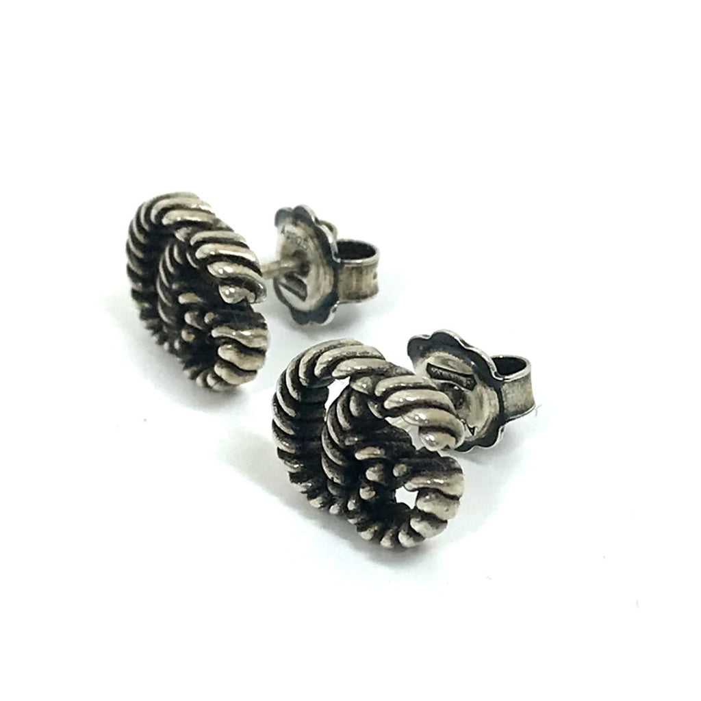 Earrings Logo Sterling Silver