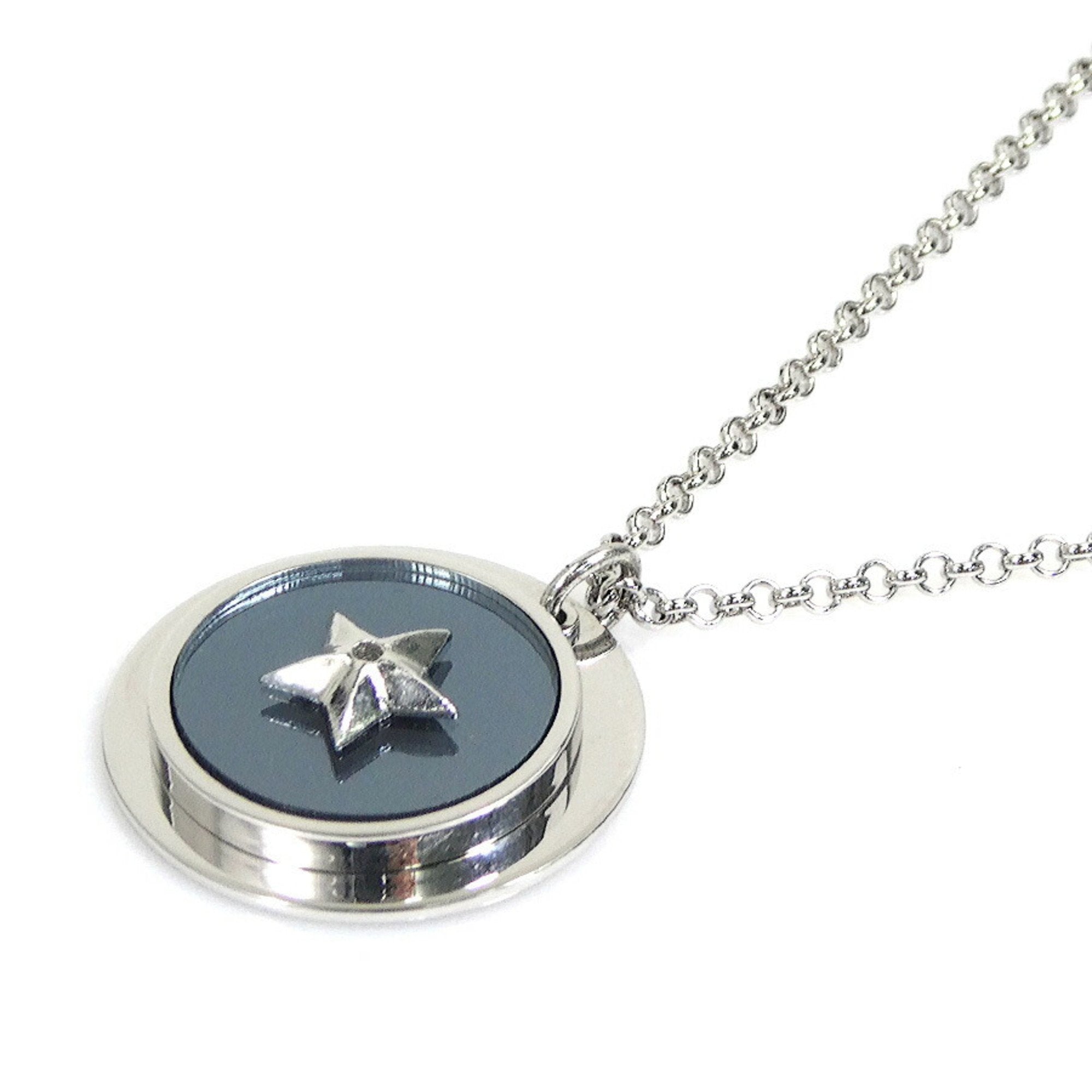 Pendant Necklace Metal Silver