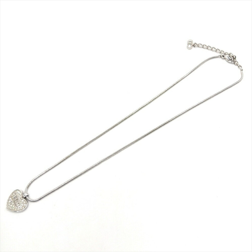 Pendant Necklace with Rhinestones