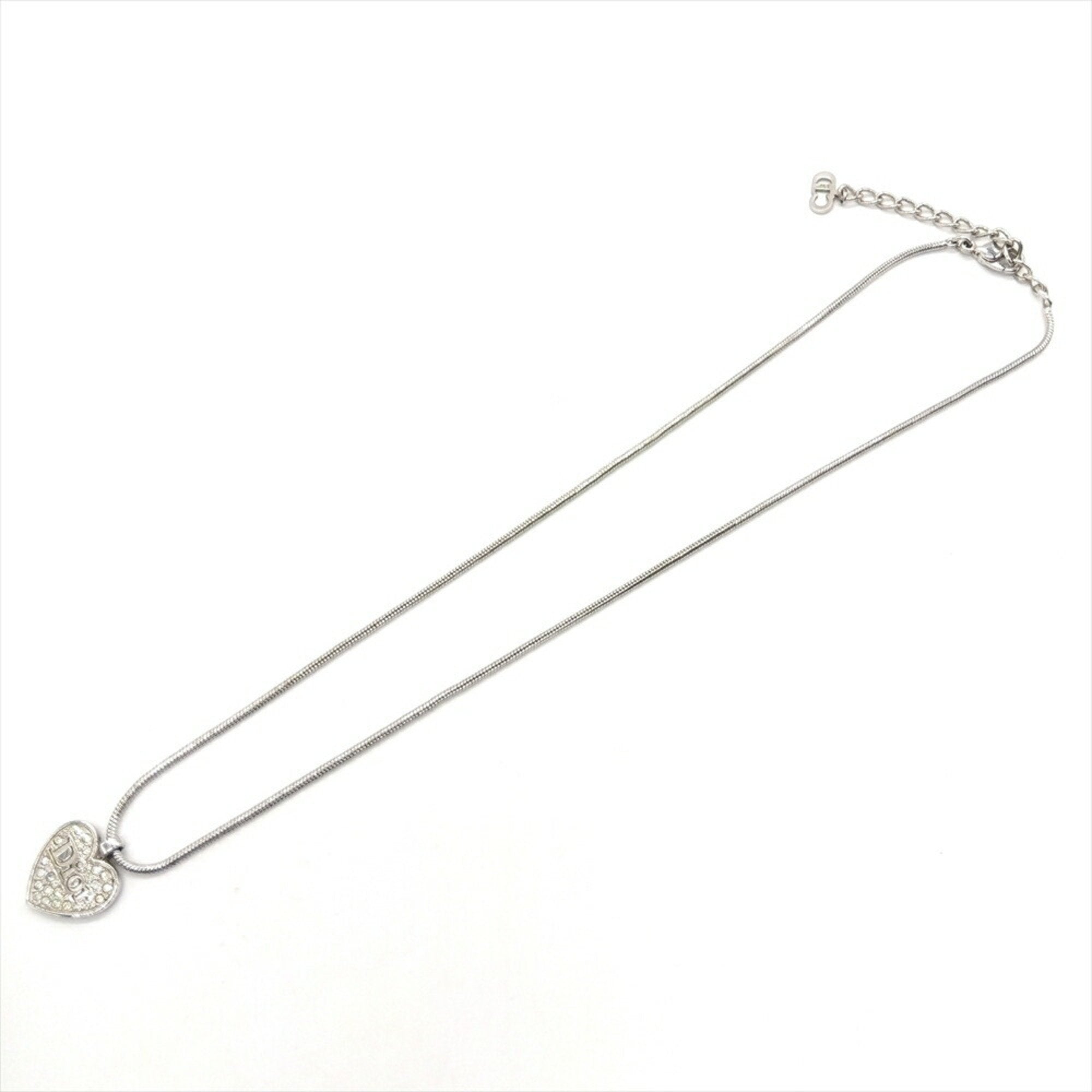 Pendant Necklace with Rhinestones