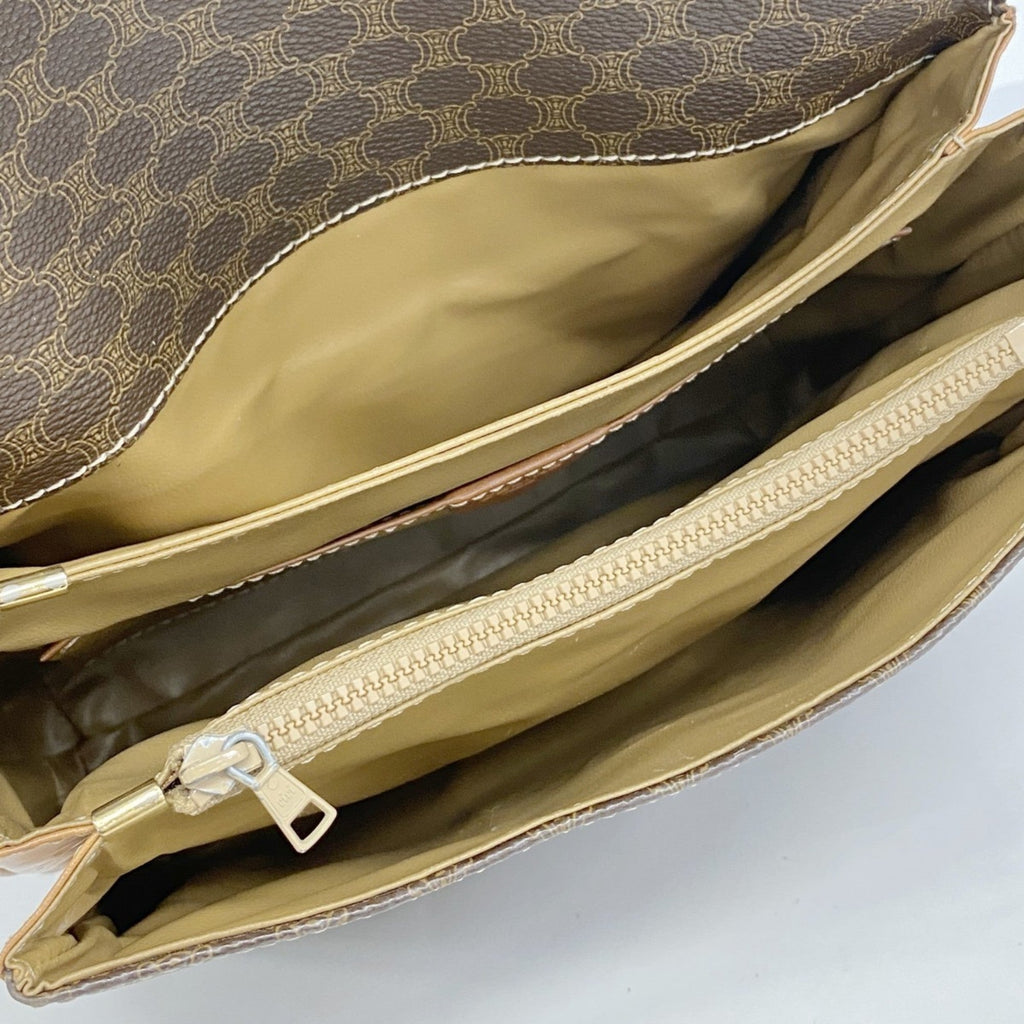 Vintage Backpack Macadam Canvas Small