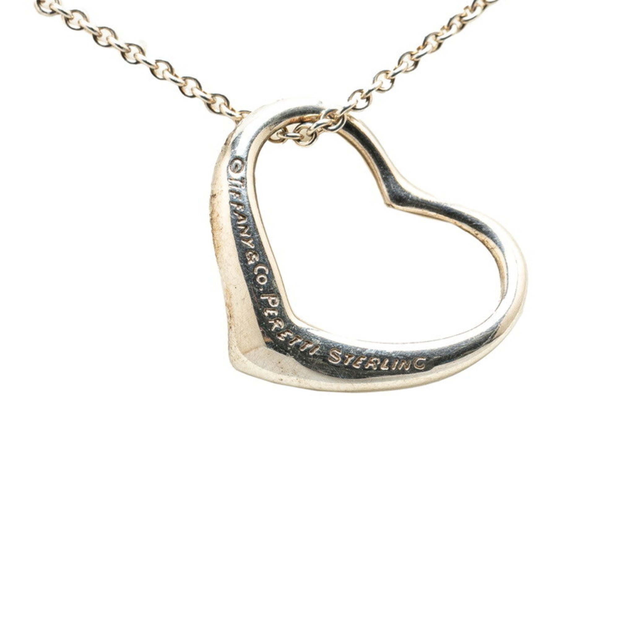 Heart Pendant Necklace Sterling Silver