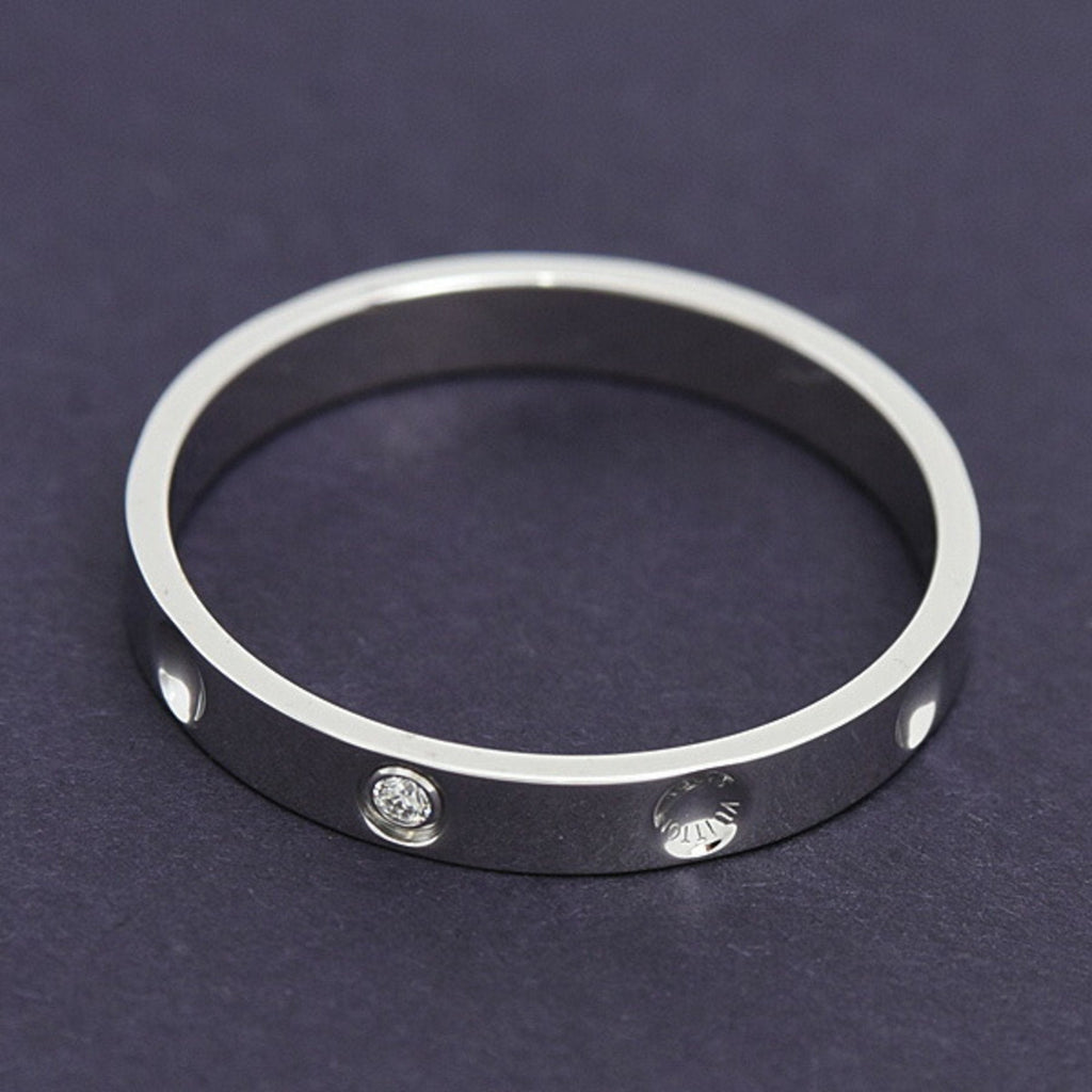 Band Ring Platinum With Diamond