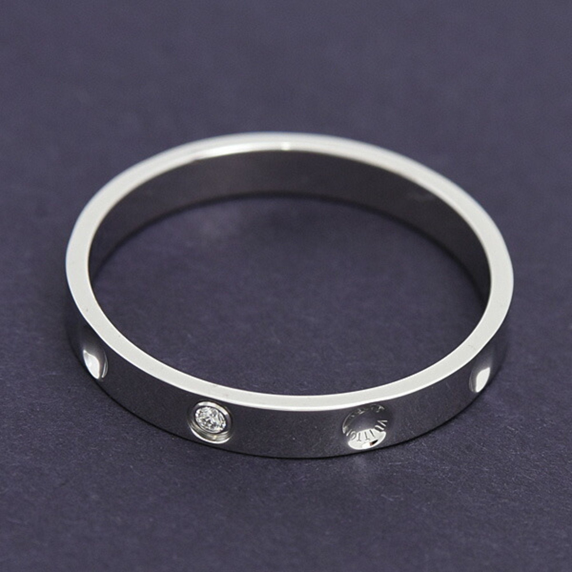 Band Ring Platinum With Diamond