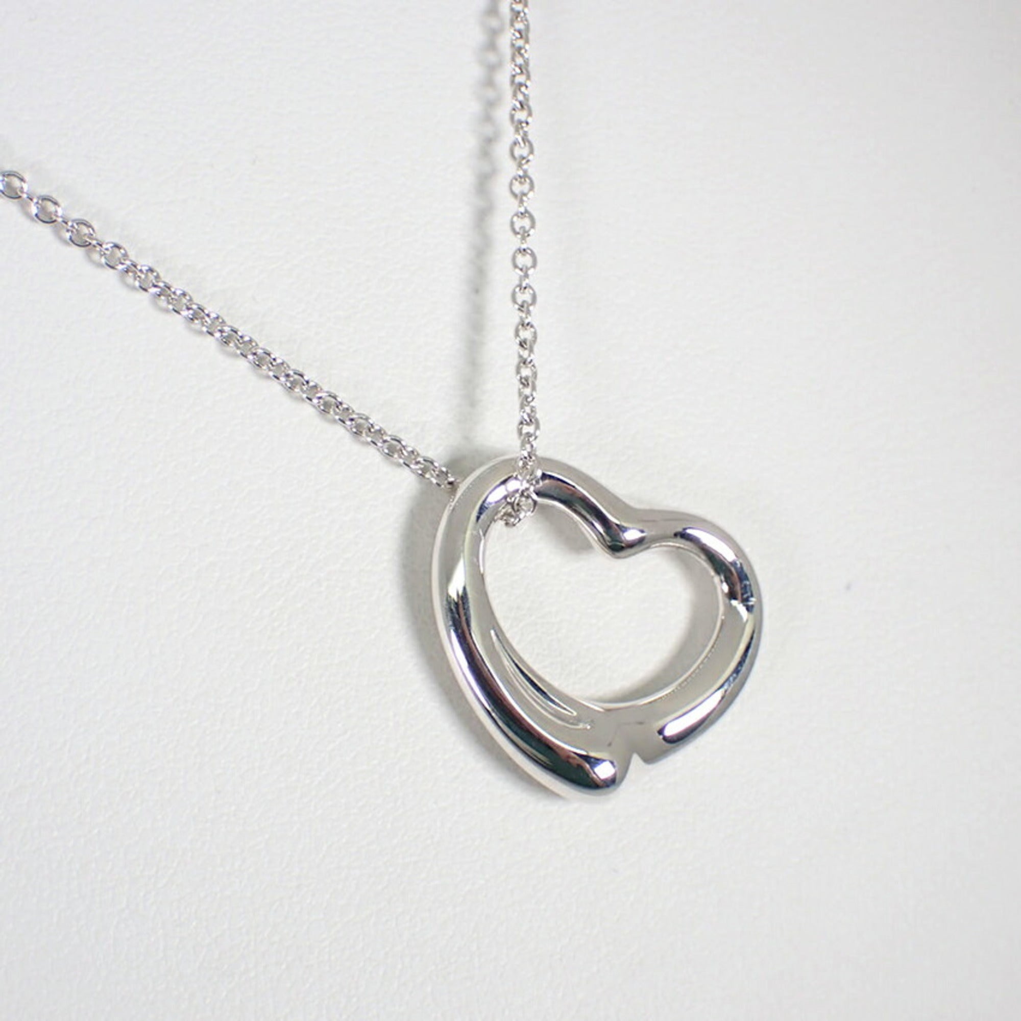 Elsa Peretti Pendant Necklace Sterling Silver 20.2mm