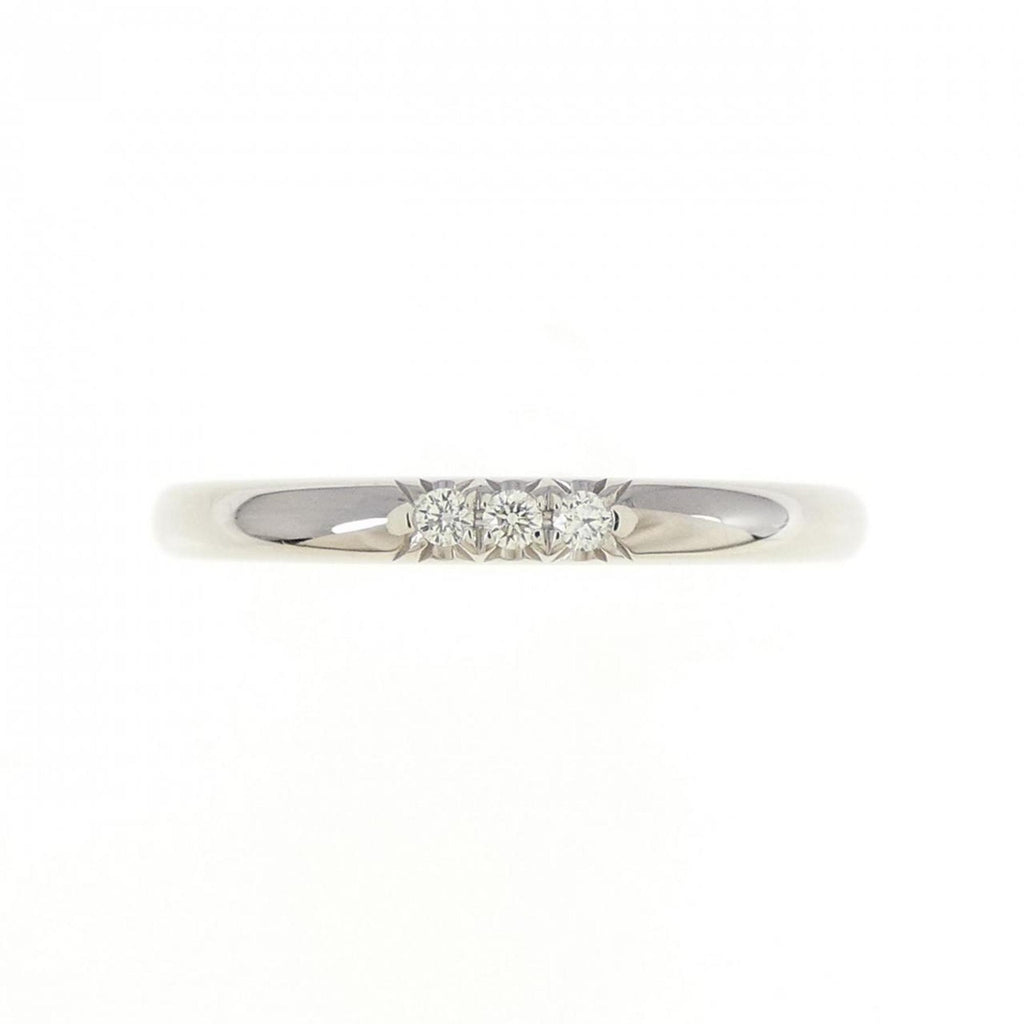 Band Ring Platinum with Diamond