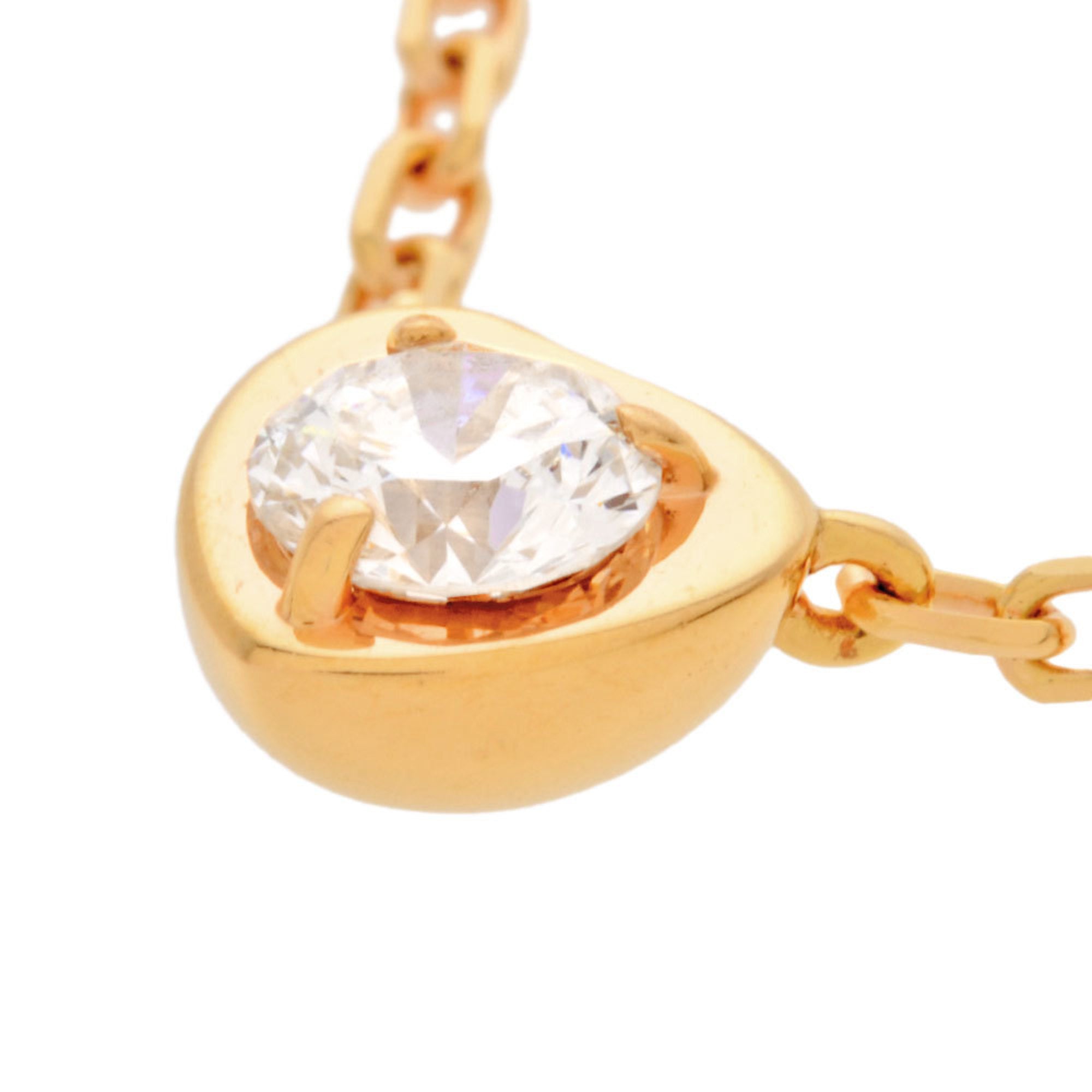 Heart Pendant Necklace 18K Rose Gold with Diamond