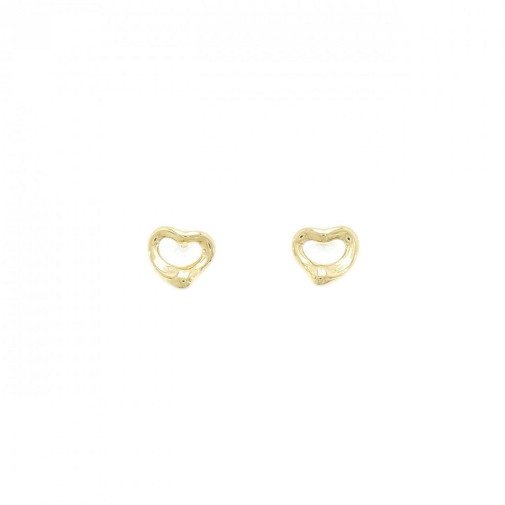 Open Heart Earrings 18K Yellow Gold 7mm 18K Yellow Gold