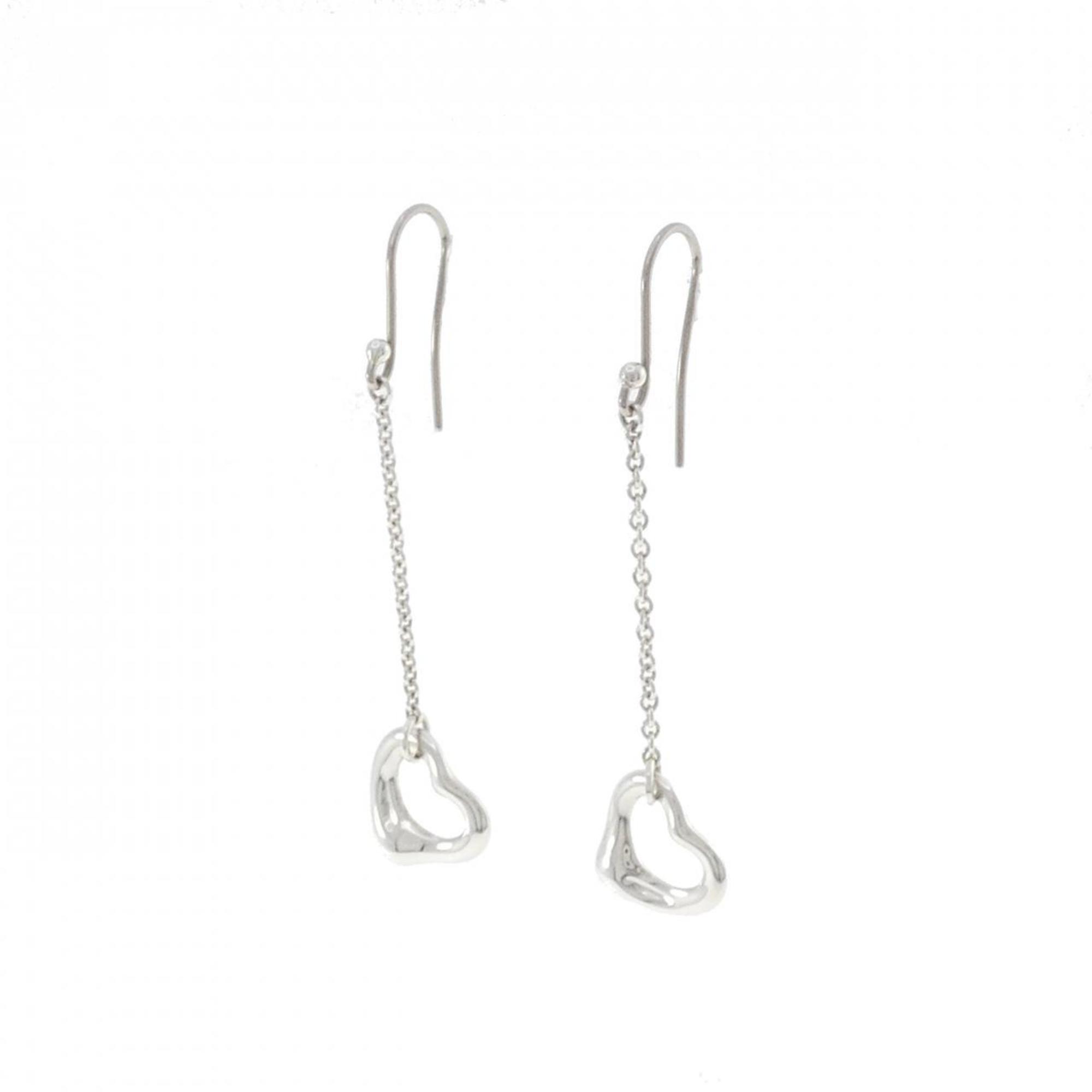 Open Heart Earrings Sterling Silver Sterling Silver