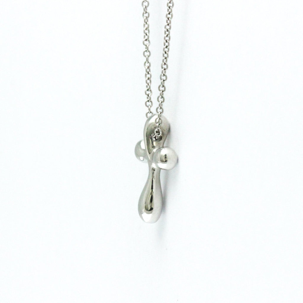Cross Pendant Necklace Platinum