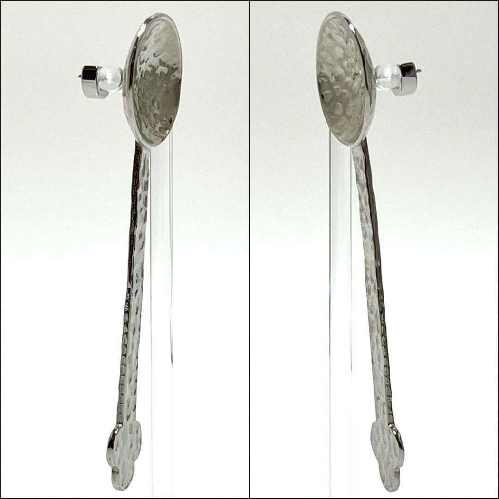 Earrings Silver-Tone Metal